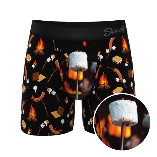 The S'more The Merrier | Campfire Ball Hammock® Pouch Underwear With Fly