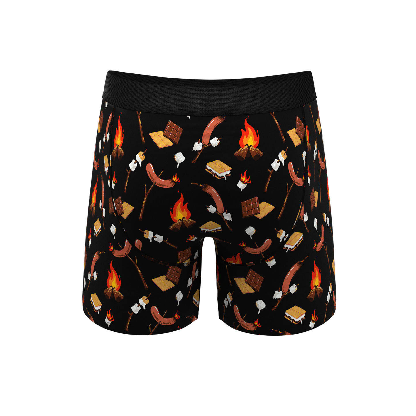 The S'more The Merrier | Campfire Ball Hammock® Pouch Underwear With Fly