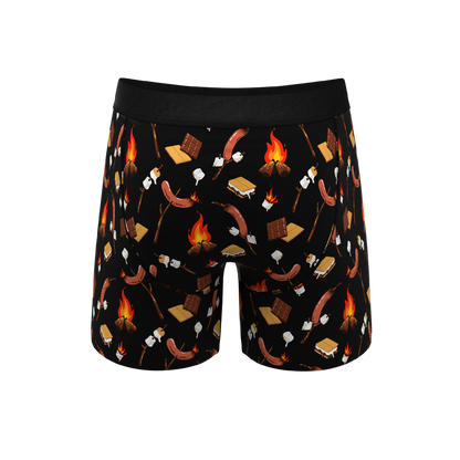 The S'more The Merrier | Campfire Ball Hammock® Pouch Underwear With Fly