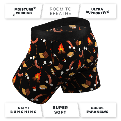 The S'more The Merrier | Campfire Ball Hammock® Pouch Underwear