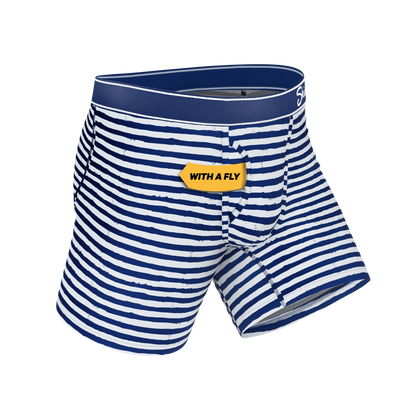 The Sailor | Nautical Stripe Ball Hammock® Pouch Underwear With Fly