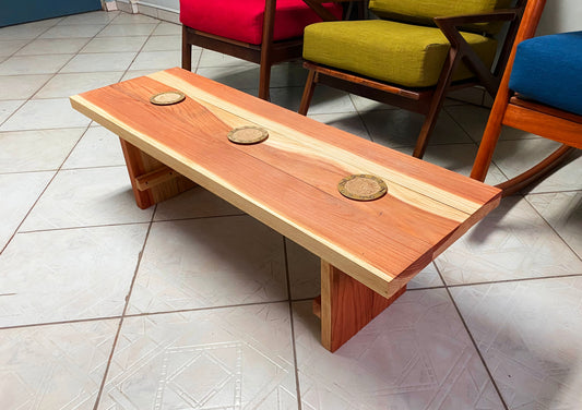 San Obispo Redwood Coffee Table