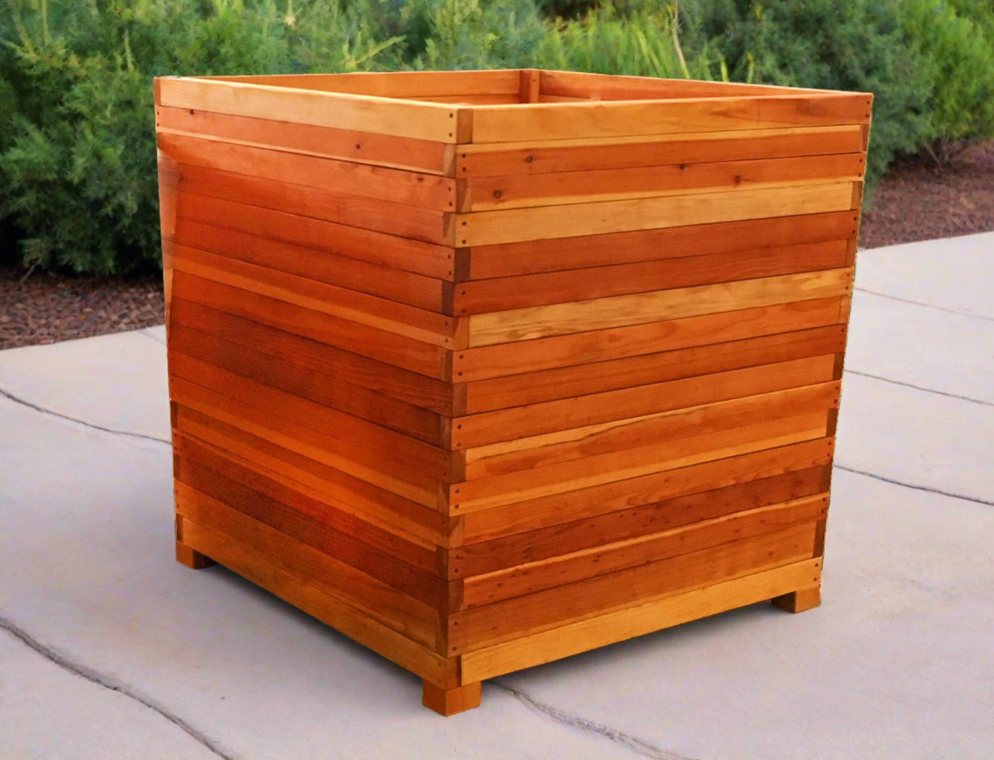 Santa Fe Redwood Planter