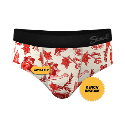 The Santa Slays | Christmas Toile Ball Hammock® Pouch Underwear Briefs