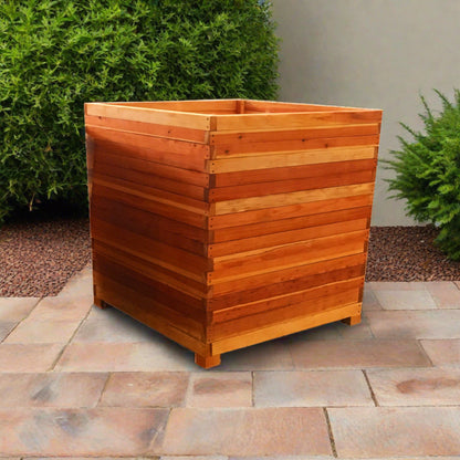 Santa Fe Redwood Planter