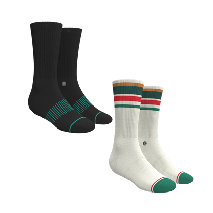 Santa's Bundle | Heel Hammock™ Crew Socks 6 Pack