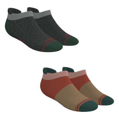 Santa's Bundle | Heel Hammock™ Ankle Socks 6 Pack