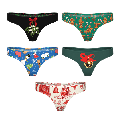 The Santa's Sack | MicroModal Thong 5 Pack