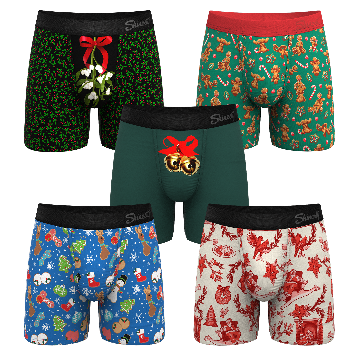 The Santa's Sack | Ball Hammock® Boxer Brief 5 Pack