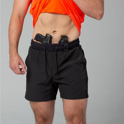 Carrier Training Shorts - Midnight Black 5"