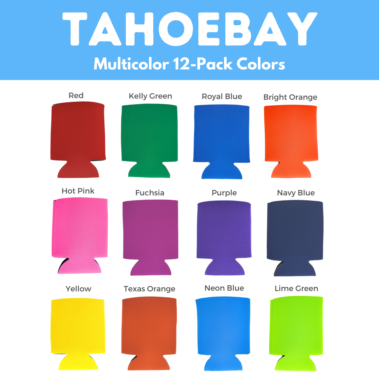 Multi Color Sample Pack - Standard Size Foam