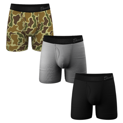 The September Essentials | Ball Hammock® Pouch Boxer Briefs with Fly 3 Pack