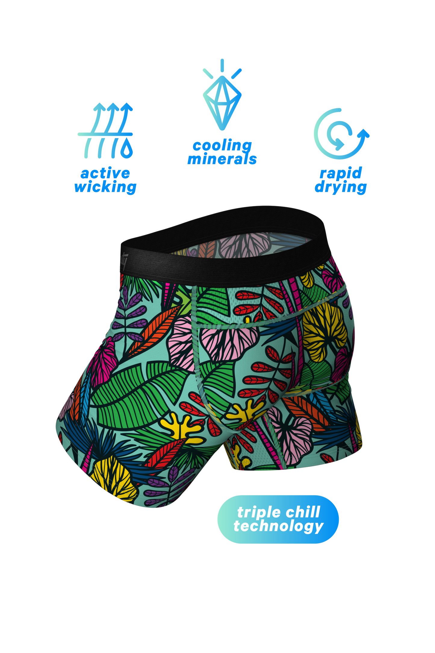 The Sex On The Beach | Tropical paradICE™ Cooling Ball Hammock® Underwear With Fly