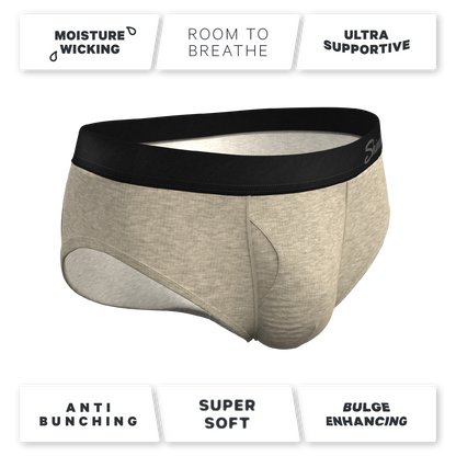 The Silver Fox | Oatmeal Heather Ball Hammock® Pouch Underwear Briefs