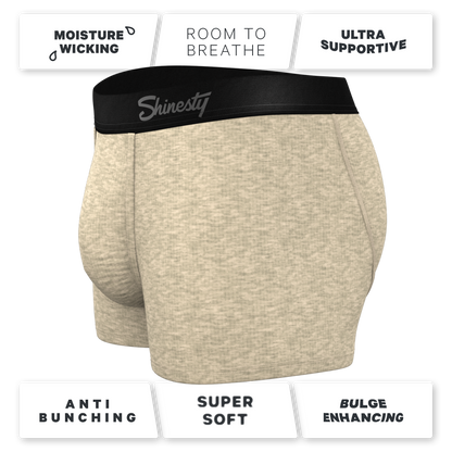 The Silver Fox | Oatmeal Heather Ball Hammock® Pouch Trunks Underwear