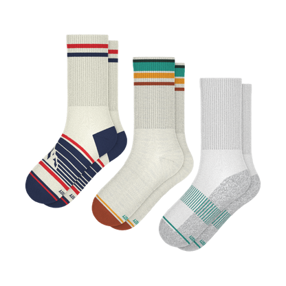 The Ski Bum | Heel Hammock™ Crew Socks 3 Pack