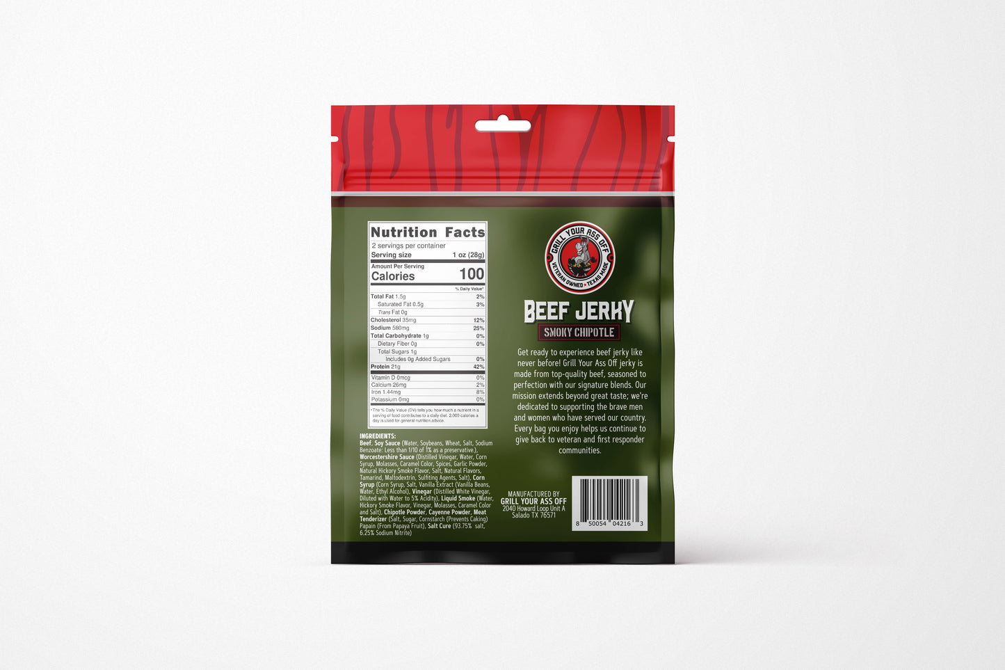 Smoky Chipotle Beef Jerky