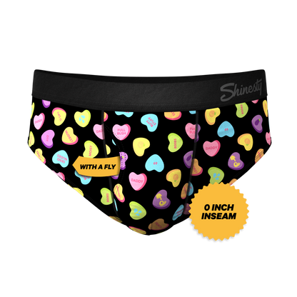 The Smooth Talker | Candy Hearts Ball Hammock® Pouch Underwear Briefs