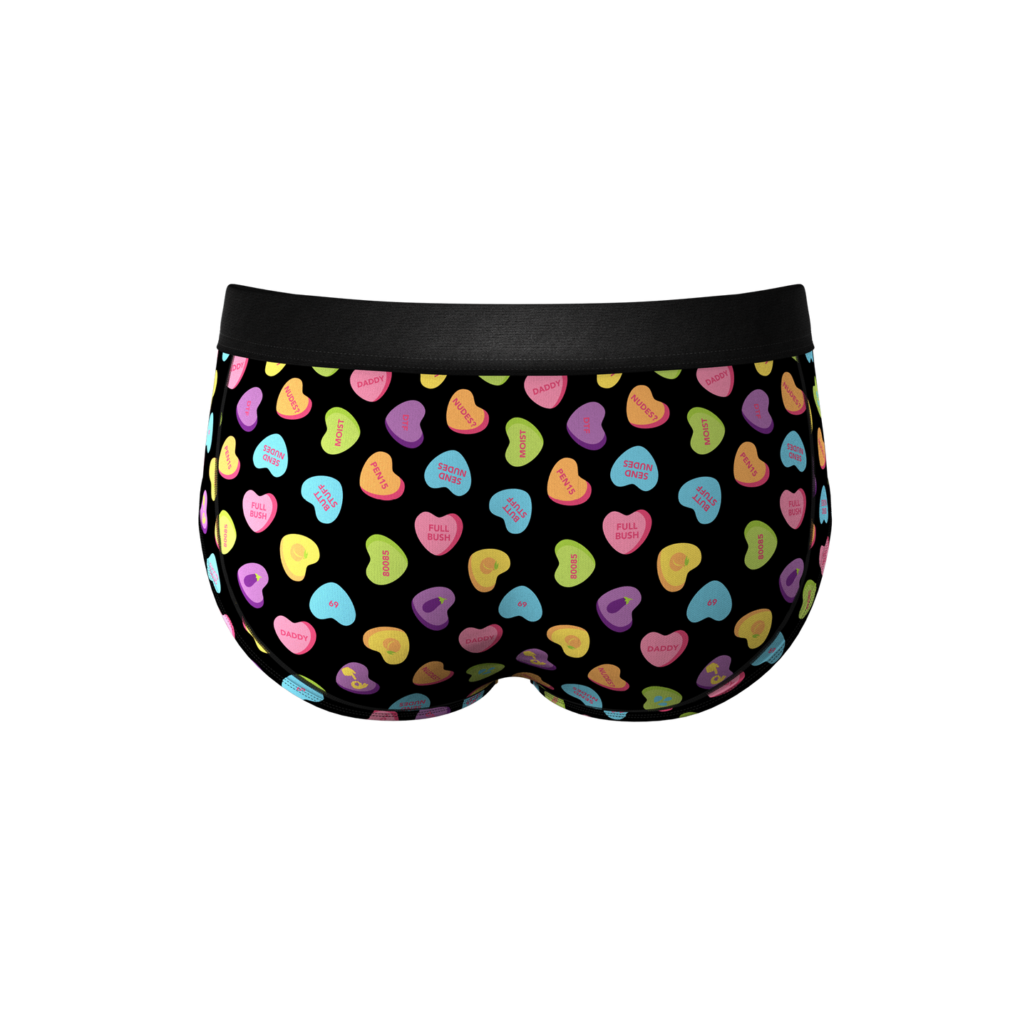 The Smooth Talker | Candy Hearts Ball Hammock® Pouch Underwear Briefs