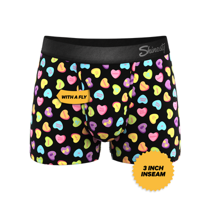 The Smooth Talker | Candy Hearts Ball Hammock® Pouch Trunks Underwear