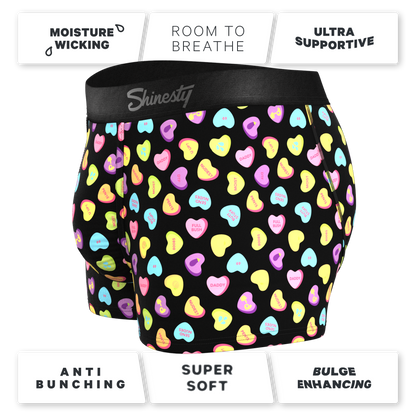 The Smooth Talker | Candy Hearts Ball Hammock® Pouch Trunks Underwear