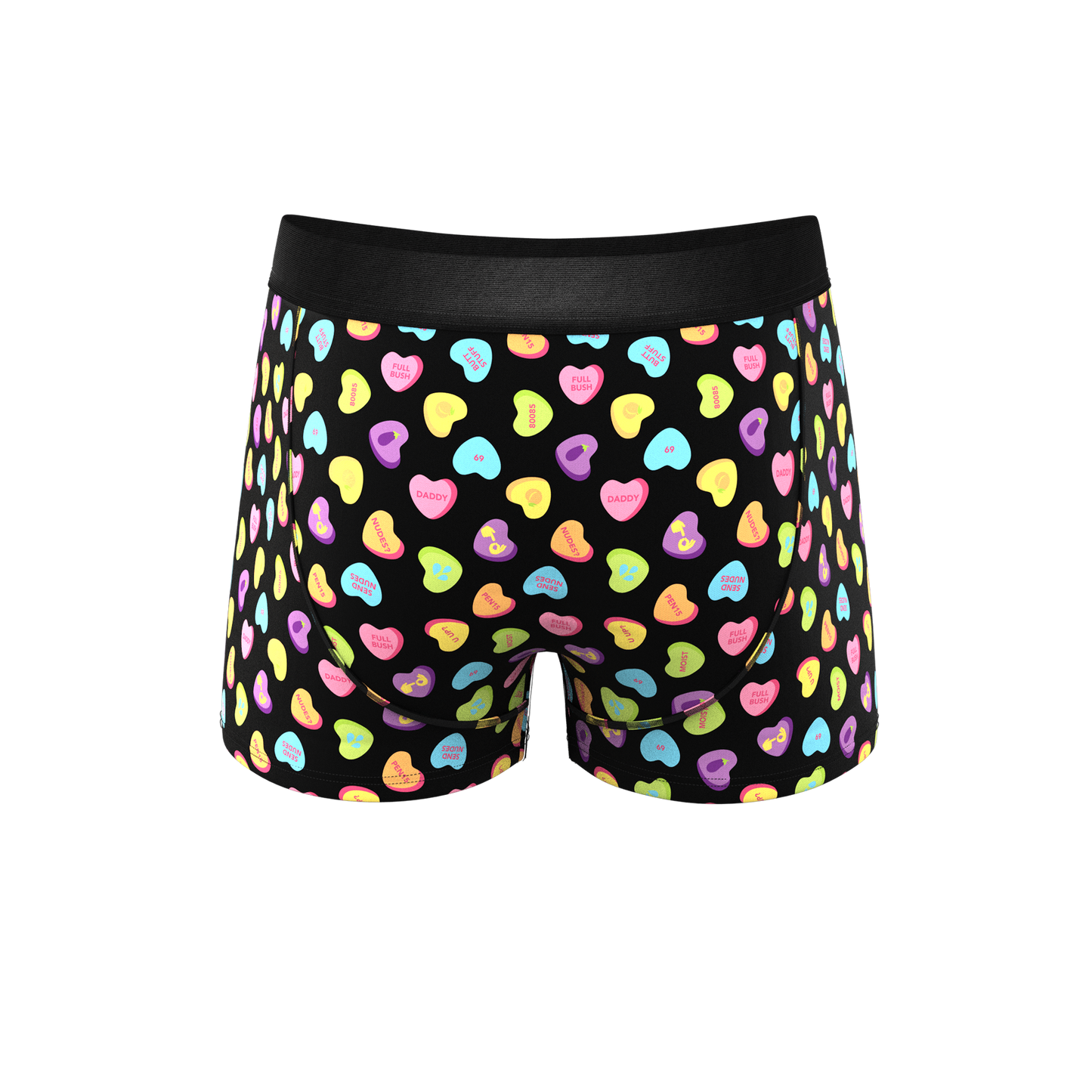 The Smooth Talker | Candy Hearts Ball Hammock® Pouch Trunks Underwear