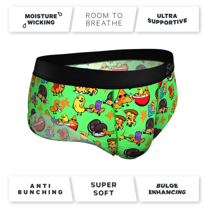 The Snackhanalia | Junk Food Ball Hammock® Pouch Underwear Briefs