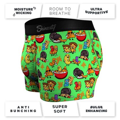 The Snackhanalia | Junk Food Ball Hammock® Pouch Trunks Underwear