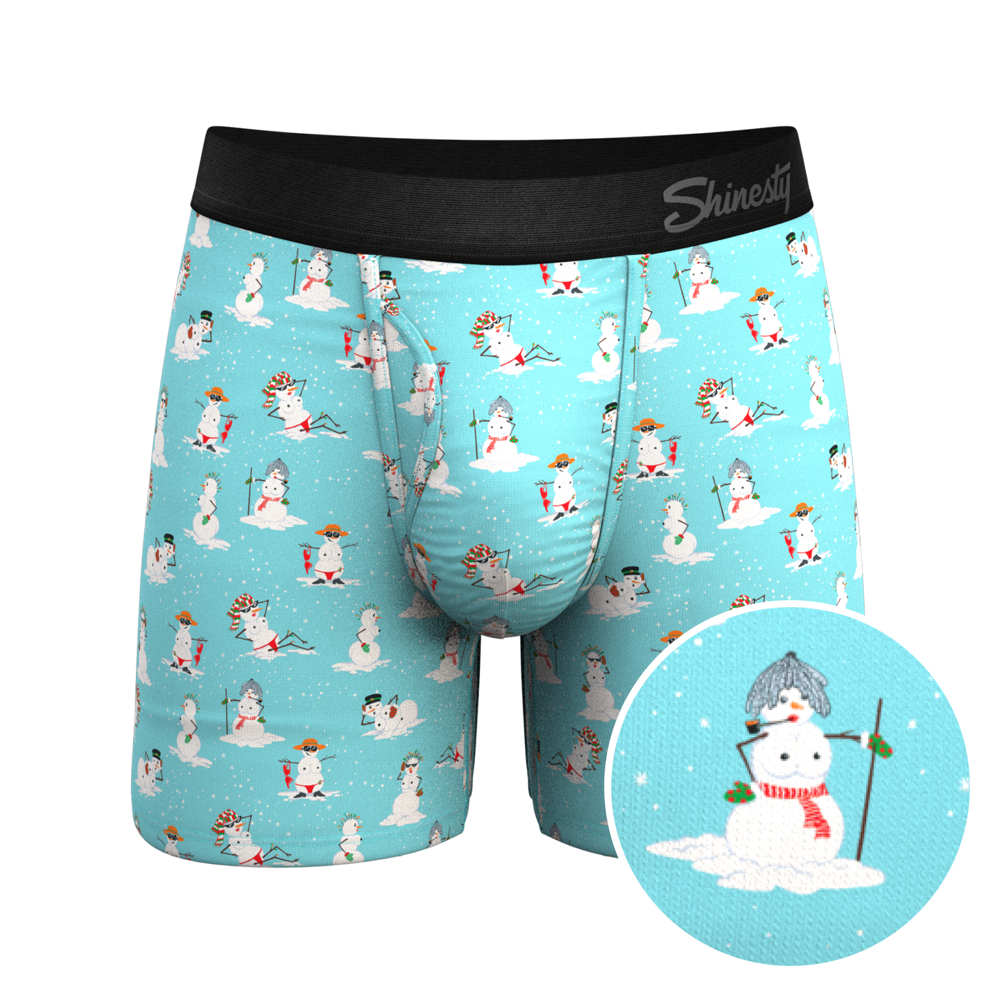 The Frosty Mistress | Snow Women Ball Hammock® Pouch Underwear With Fly