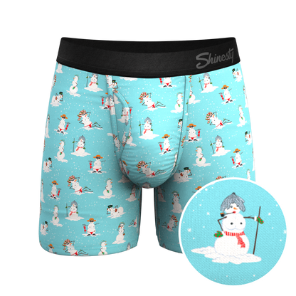 The Frosty Mistress | Snow Women Ball Hammock® Pouch Underwear With Fly