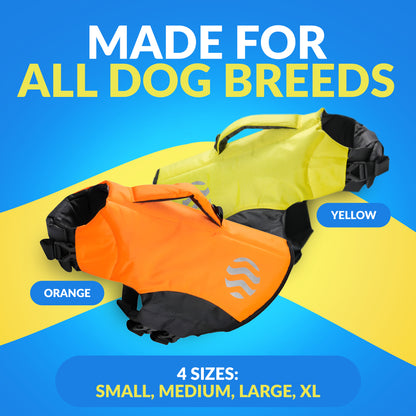 Water Dog Safety - Dog Life Jacket (5 colors)