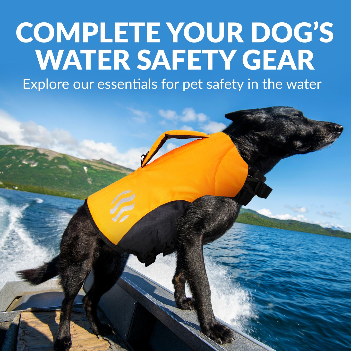 Water Dog Safety - Dog Life Jacket (5 colors)