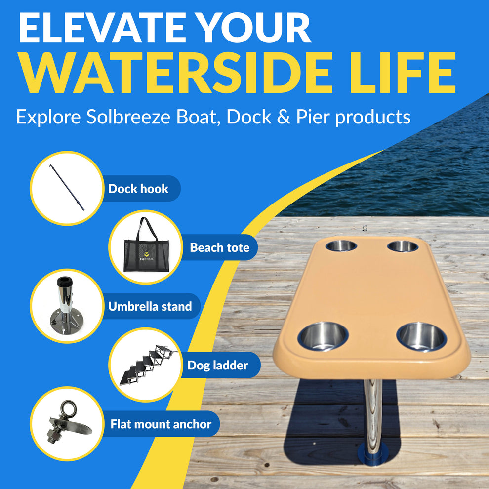 Boat Table Tops for Pontoons, Cabin Cruisers & Boats | Waterproof Repl ...