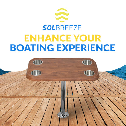 Boat Table Set - 6" Floor Plate System (6 colors)