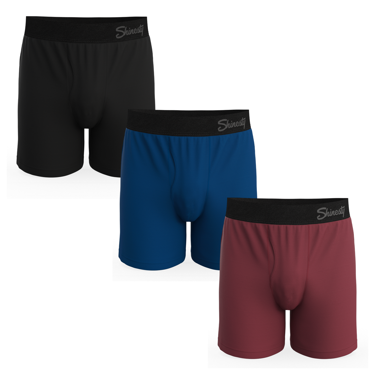 The Solid Trio | Boxers 3 Pack