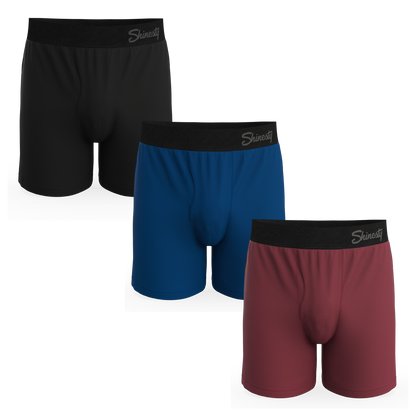 The Solid Trio | Boxers 3 Pack