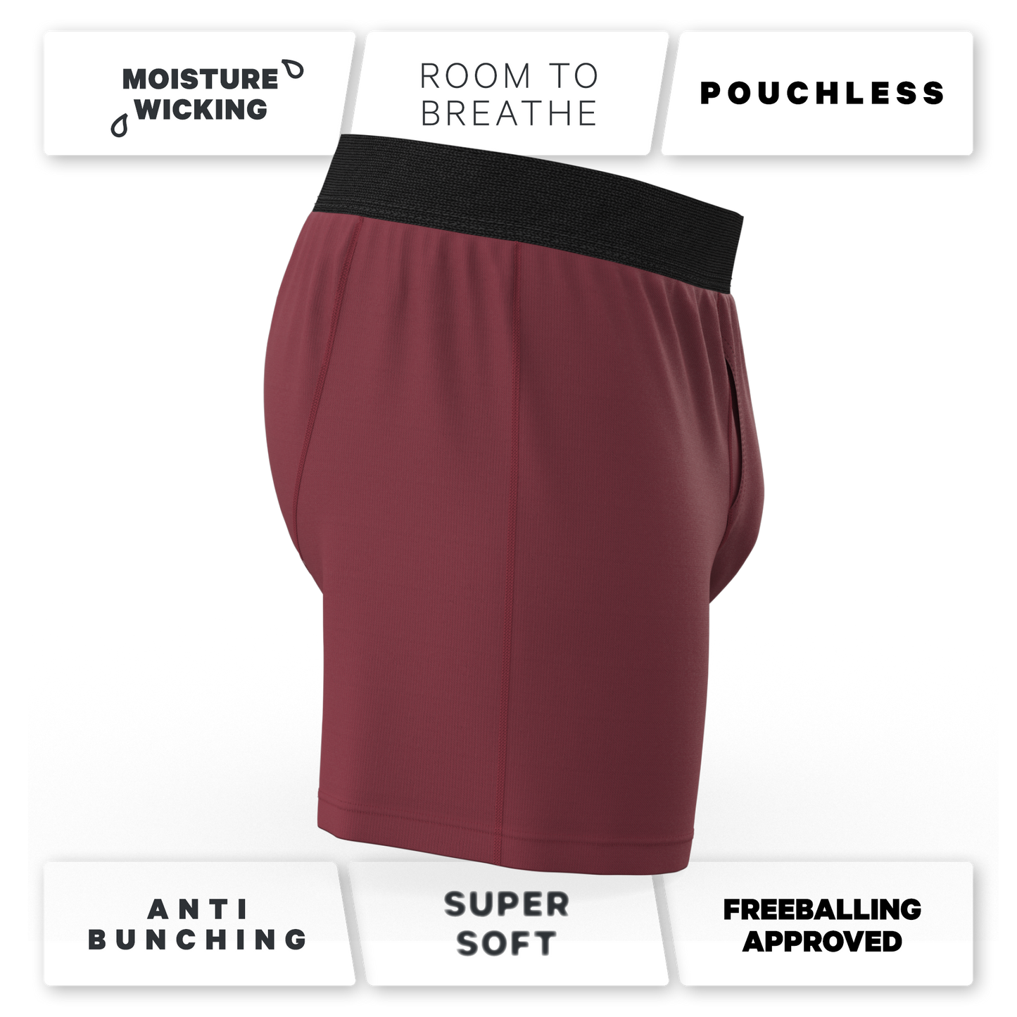 The Sommelier | Burgundy Boxers