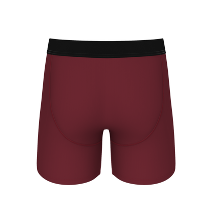 The Sommelier | Burgundy Ball Hammock® Pouch Underwear With Fly