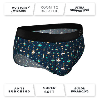 The Space Commando | Spaceship Ball Hammock® Pouch Underwear Briefs