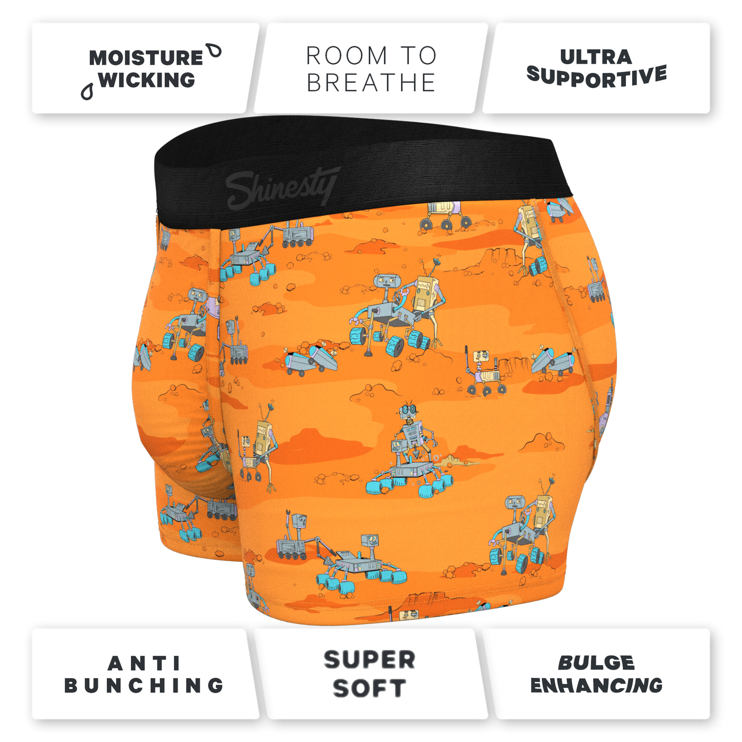 The Bend Rover | Space Robots Ball Hammock® Pouch Trunks Underwear