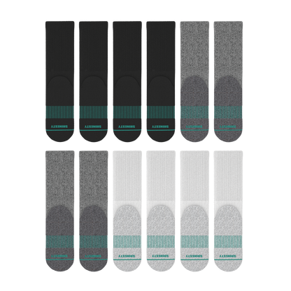 The Staple | Heel Hammock™ Crew Socks 12 Pack