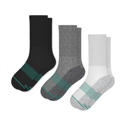 The Staple | Heel Hammock™ Crew Socks 3 Pack