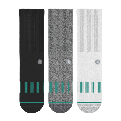 The Staple | Heel Hammock™ Crew Socks 3 Pack