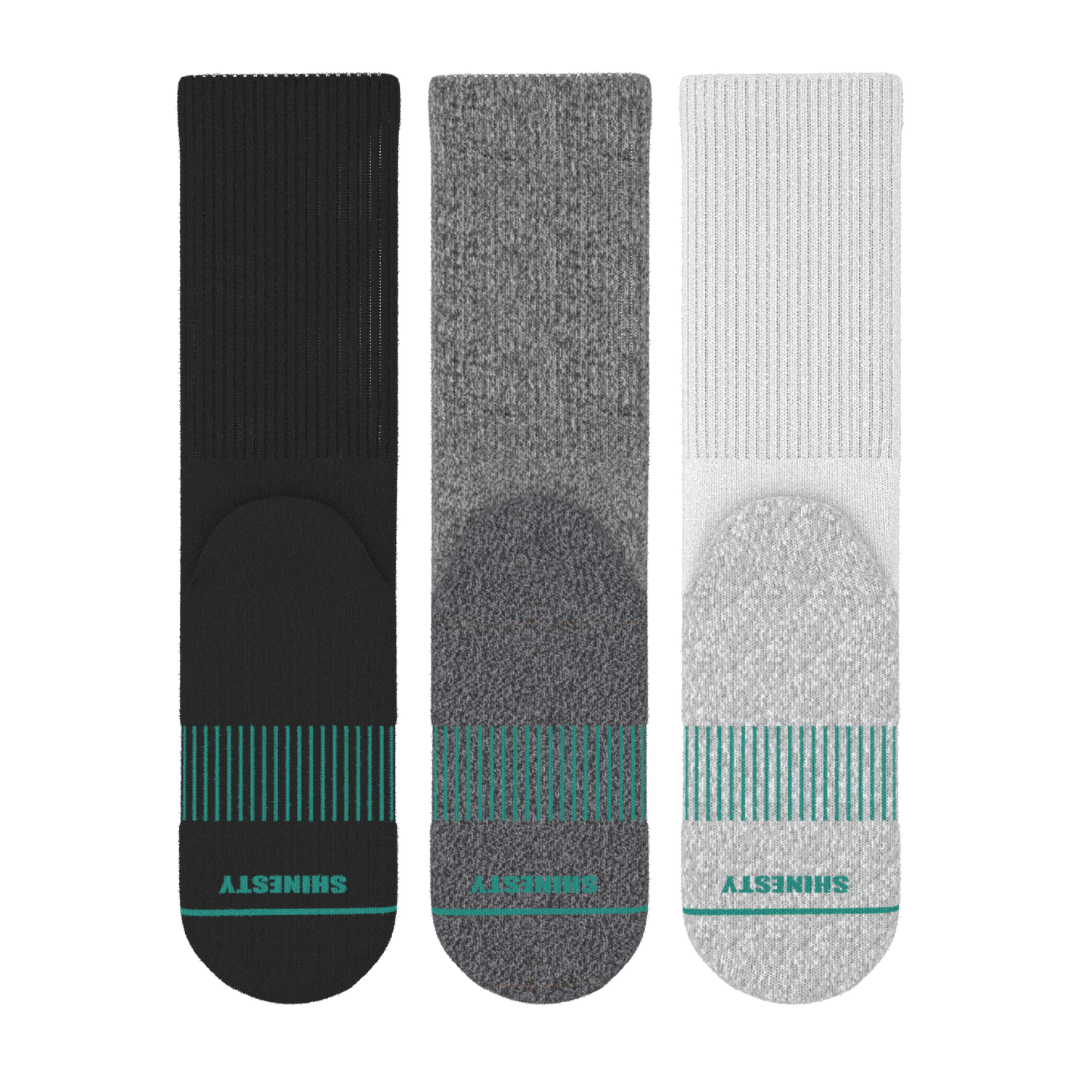 The Staple | Heel Hammock™ Crew Socks 3 Pack