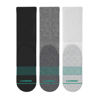 The Staple | Heel Hammock™ Crew Socks 3 Pack