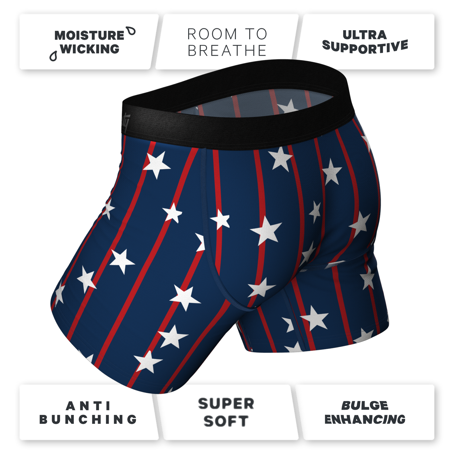 The Stars & Stripes | American Flag Ball Hammock® Pouch Underwear