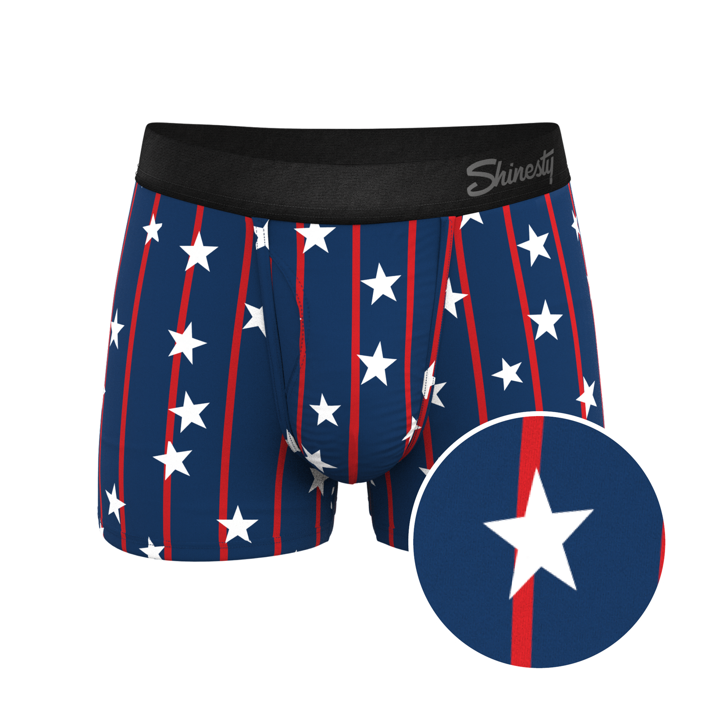 The Stars & Stripes | USA Pinstripe Ball Hammock® Pouch Trunks Underwear