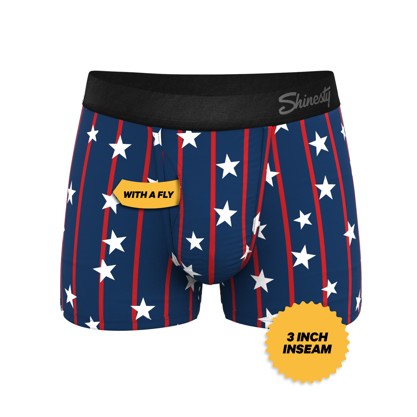 The Stars & Stripes | USA Pinstripe Ball Hammock® Pouch Trunks Underwear