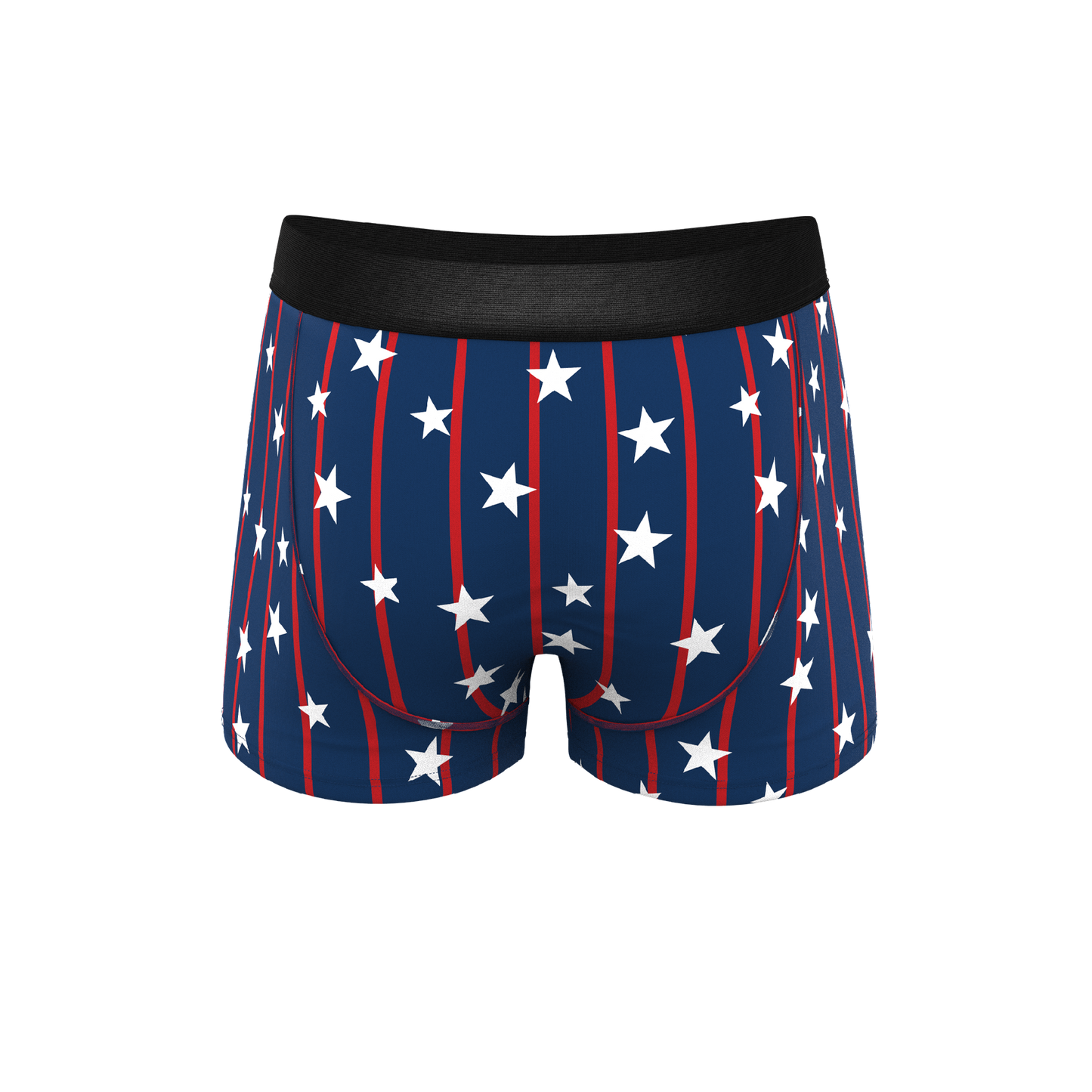 The Stars & Stripes | USA Pinstripe Ball Hammock® Pouch Trunks Underwear