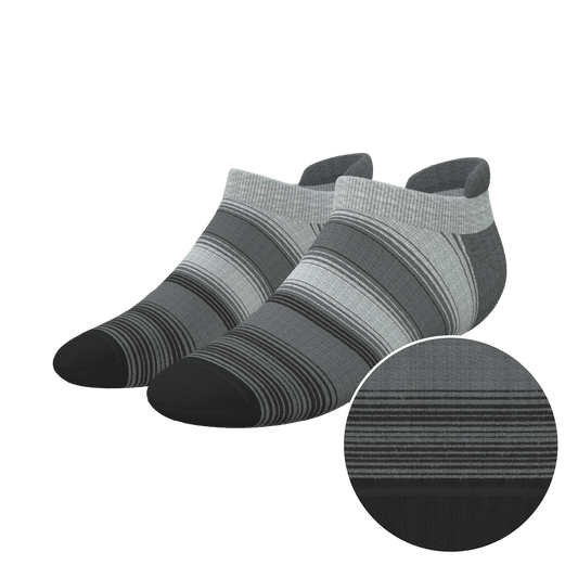 The Static Channel | Stripe Heel Hammock™ Ankle Socks